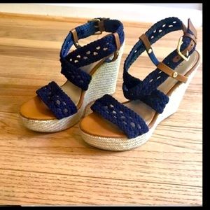 Lilly Pulitzer Kelsey Wedge Sandals - Size 8